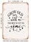 DECORATIVE METAL SIGN - Grow Old With Me the Best is Yet to Come  - Vintage Rusty Look